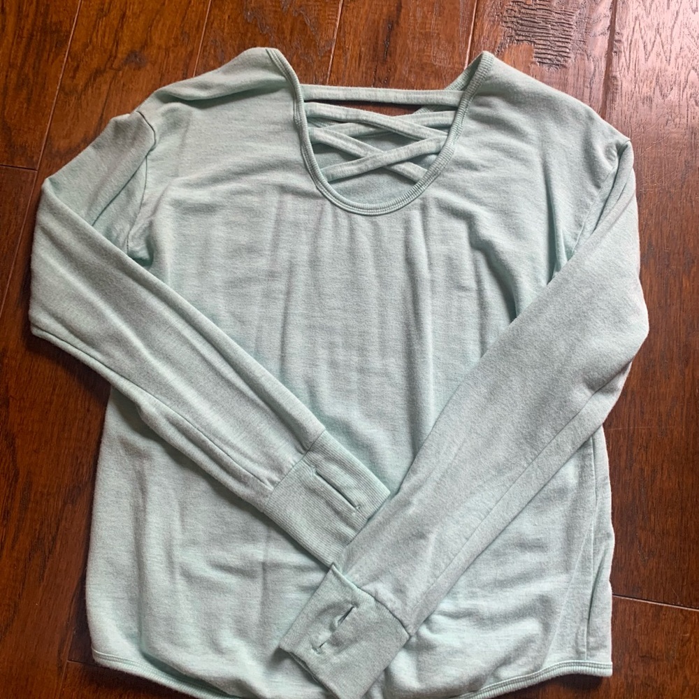 Athleta Girl super soft sweatshirt mint XL